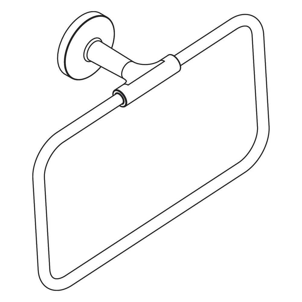 Hansgrohe AXOR Universal Circular Handtuchring, schwenkbar, Metall, Polished Nickel... HANSGROHE-42823830 4059625387047 (Abb. 3)
