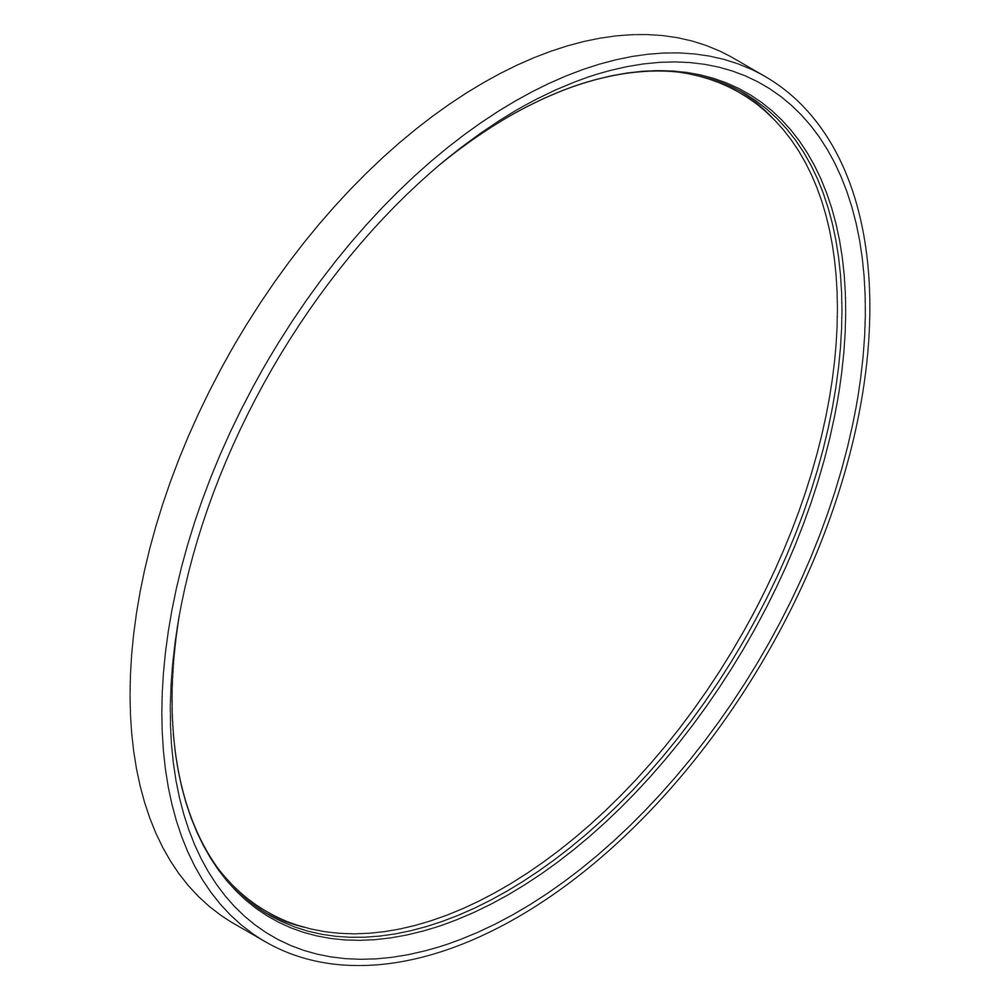 Hansgrohe AXOR Universal Circular Wandspiegel, 600x600x30mm, Mattschwarz... HANSGROHE-42848670 4059625368473 (Abb. 3)