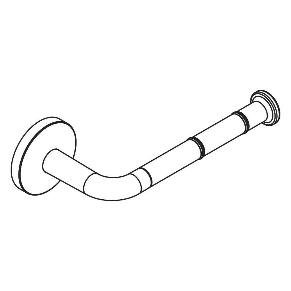 Hansgrohe AXOR Universal Circular Toilettenpapierhalter, 83mm, Metall, Mattschwarz... HANSGROHE-42856670 4059625367353 (Abb. 5)