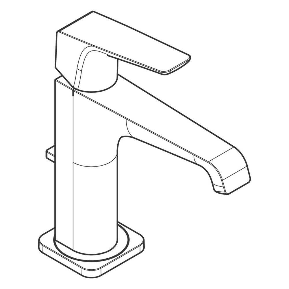 Hansgrohe AXOR Citterio E Einhebel-Waschtischmischer 130mm, Hebelgriff, Zugstangen-... HANSGROHE-36110300 4011097819570 (Abb. 4)