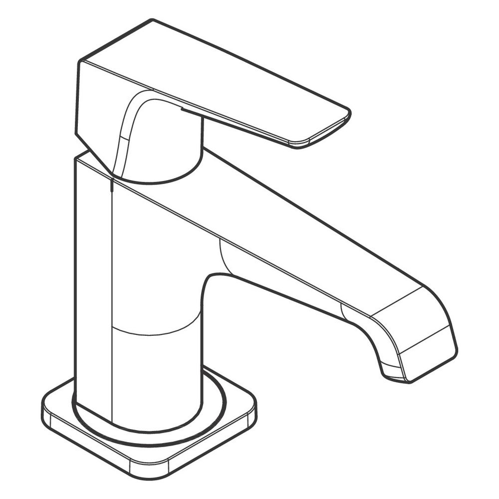 Hansgrohe AXOR Citterio E Einhebel-Waschtischmischer 90mm, Hebelgriff, Ablaufgarnit... HANSGROHE-36112340 4011097903491 (Abb. 3)