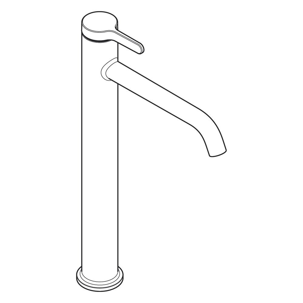 Hansgrohe AXOR One Einhebel-Waschtischmischer 260mm, 5l/min, Hebel-Grifffür Aufsatz... HANSGROHE-48002950 4059625371930 (Abb. 3)