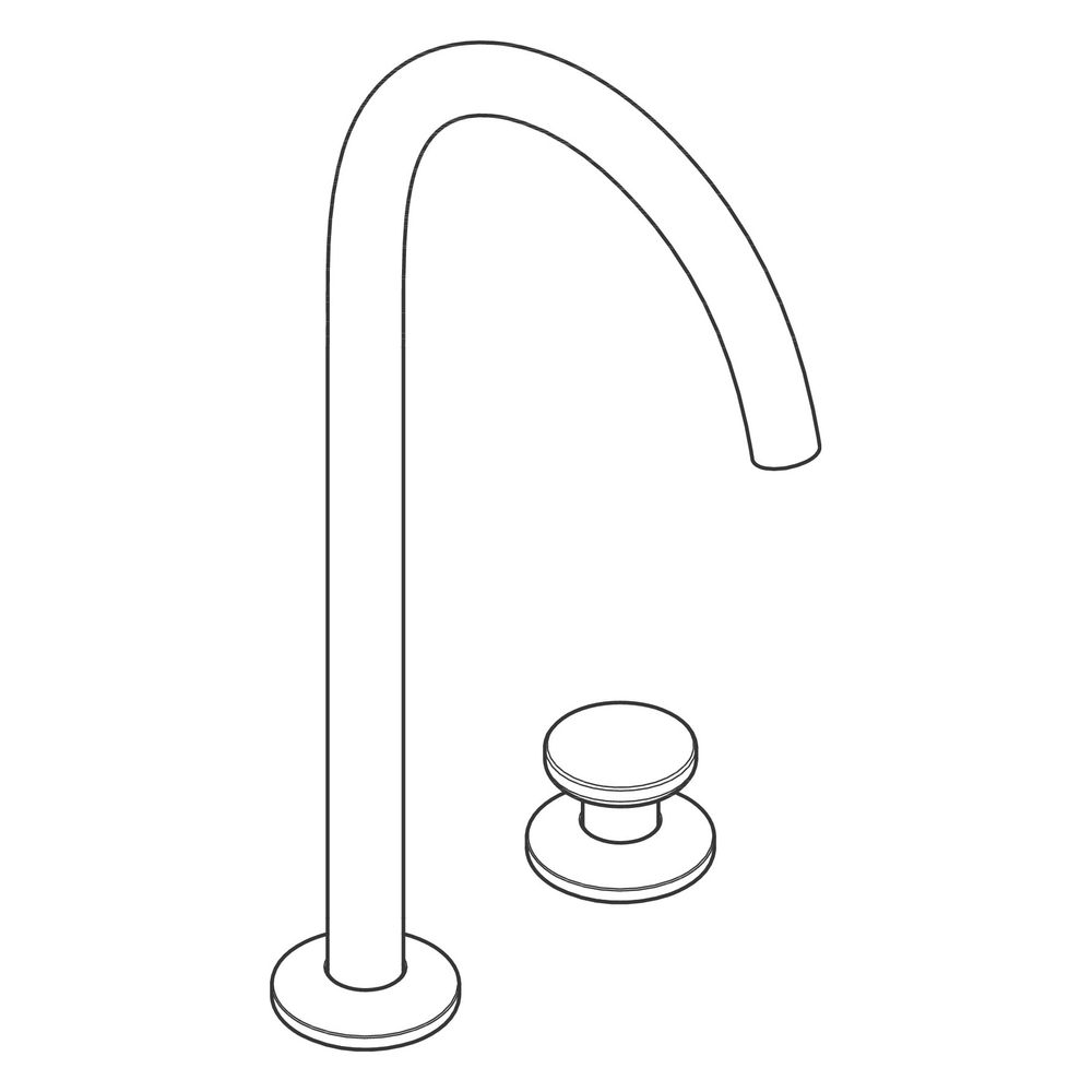 Hansgrohe AXOR One 2-Loch Waschtischmischer Select 260mm, 5l/min, Push-Open Ablaufg... HANSGROHE-48060340 4059625370827 (Abb. 3)