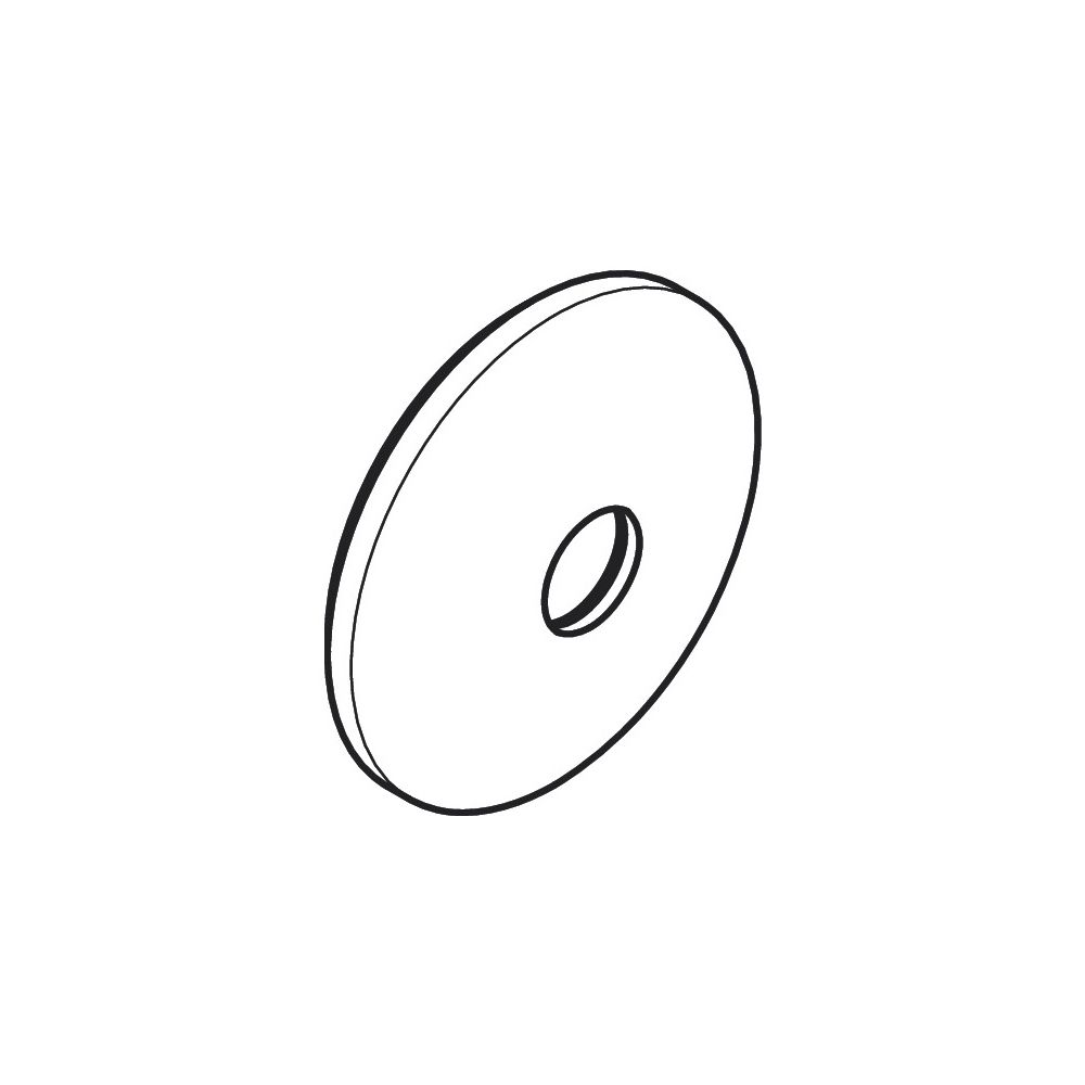 Hansgrohe AXOR One Rosette D. 90mm für 1-Loch Waschtischmischer Unterputz, Brushed ... HANSGROHE-13611250 4059625371640 (Abb. 3)