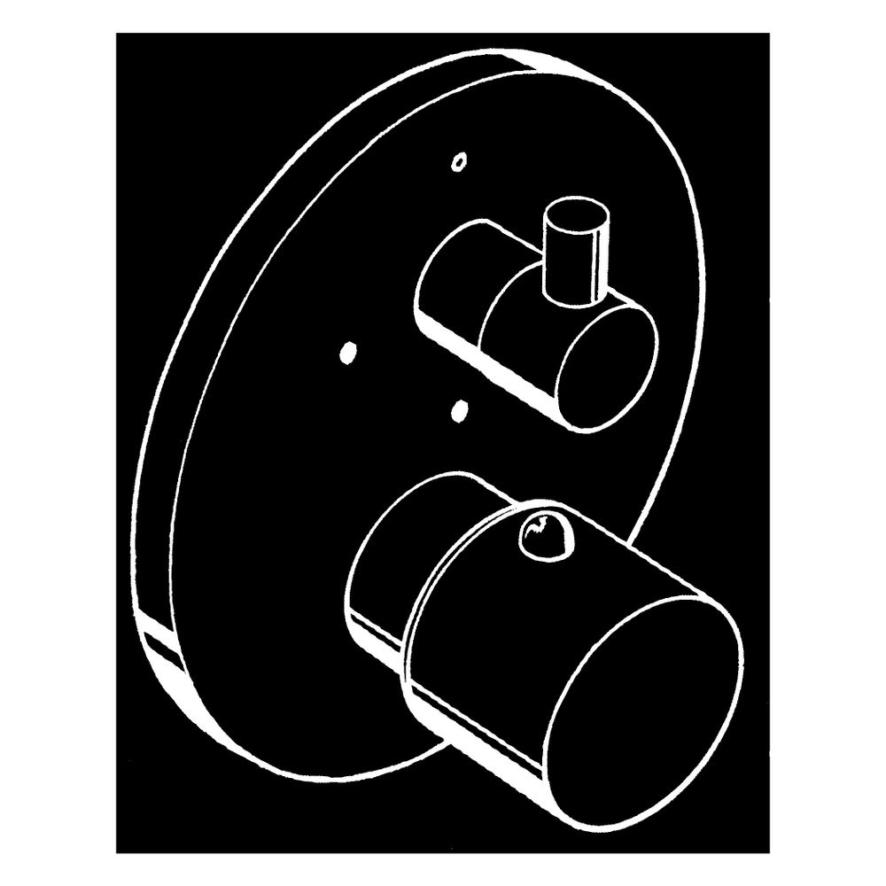 Hansgrohe AXOR Uno Thermostat Unterputz, 29l/min, Ab- und Umstellventil, Chrom... HANSGROHE-38720000 4011097345130 (Abb. 4)