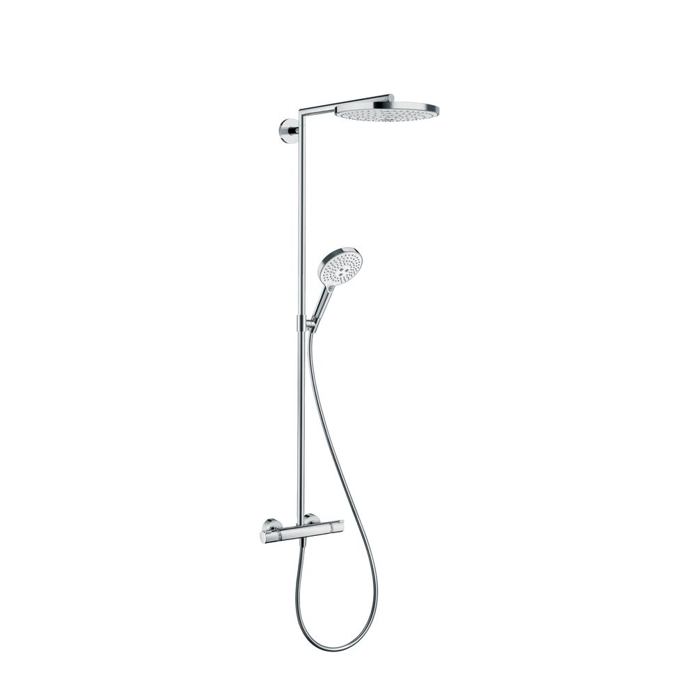 hansgrohe Raindance Select S Showerpipe 240mm 2jet 15l/min mit Thermostat, Weiß/Chr... HANSGROHE-27129400 4011097718125 (Abb. 2)