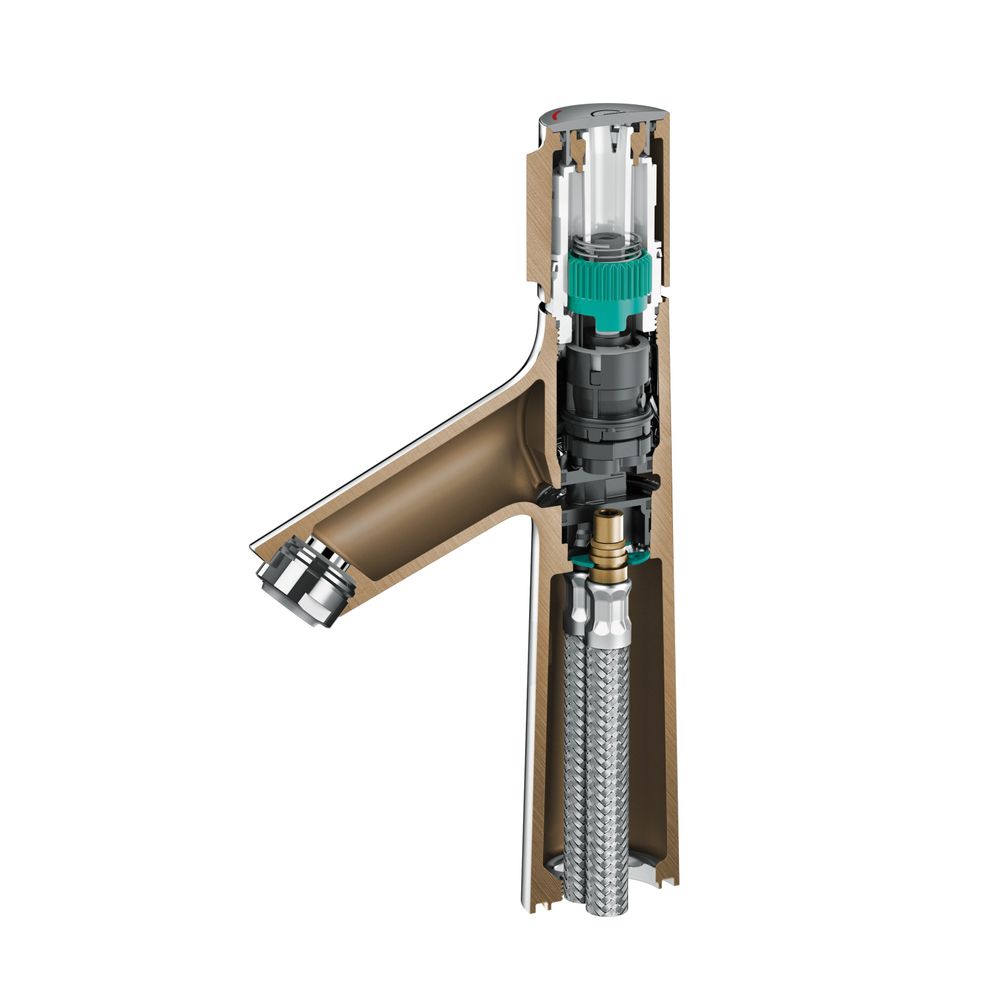 hansgrohe Talis Select S Waschtischmischer 100mm 5l/min ohne Garnitur, Chrom... HANSGROHE-72043000 4011097770192 (Abb. 2)