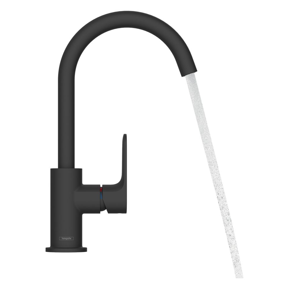 hansgrohe Rebris S Einhebel-Waschtischmischer 210mm 5l/min Mattschwarz mit Schwenka... HANSGROHE-72536670 4059625401682 (Abb. 2)