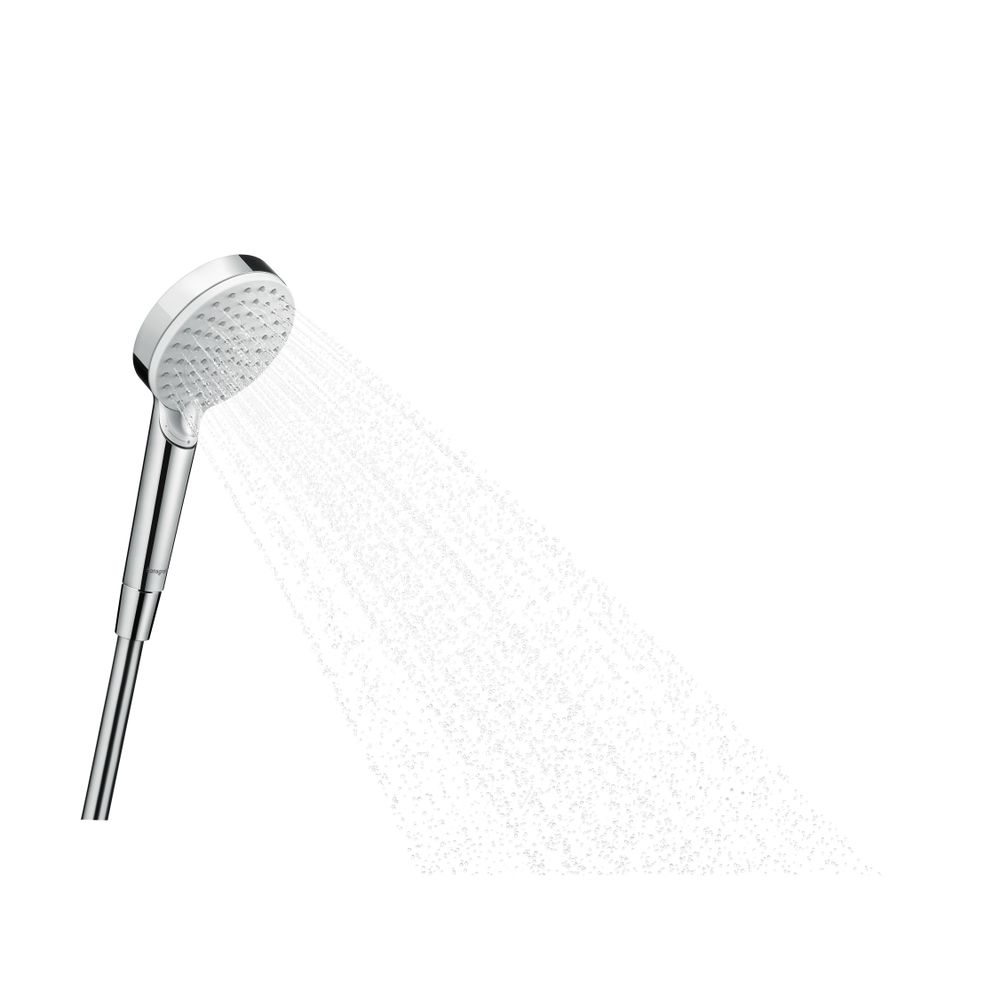 hansgrohe Crometta Handbrause 100mm Vario 13,8l/min, Weiß/Chrom... HANSGROHE-26330400 4011097780689 (Abb. 2)