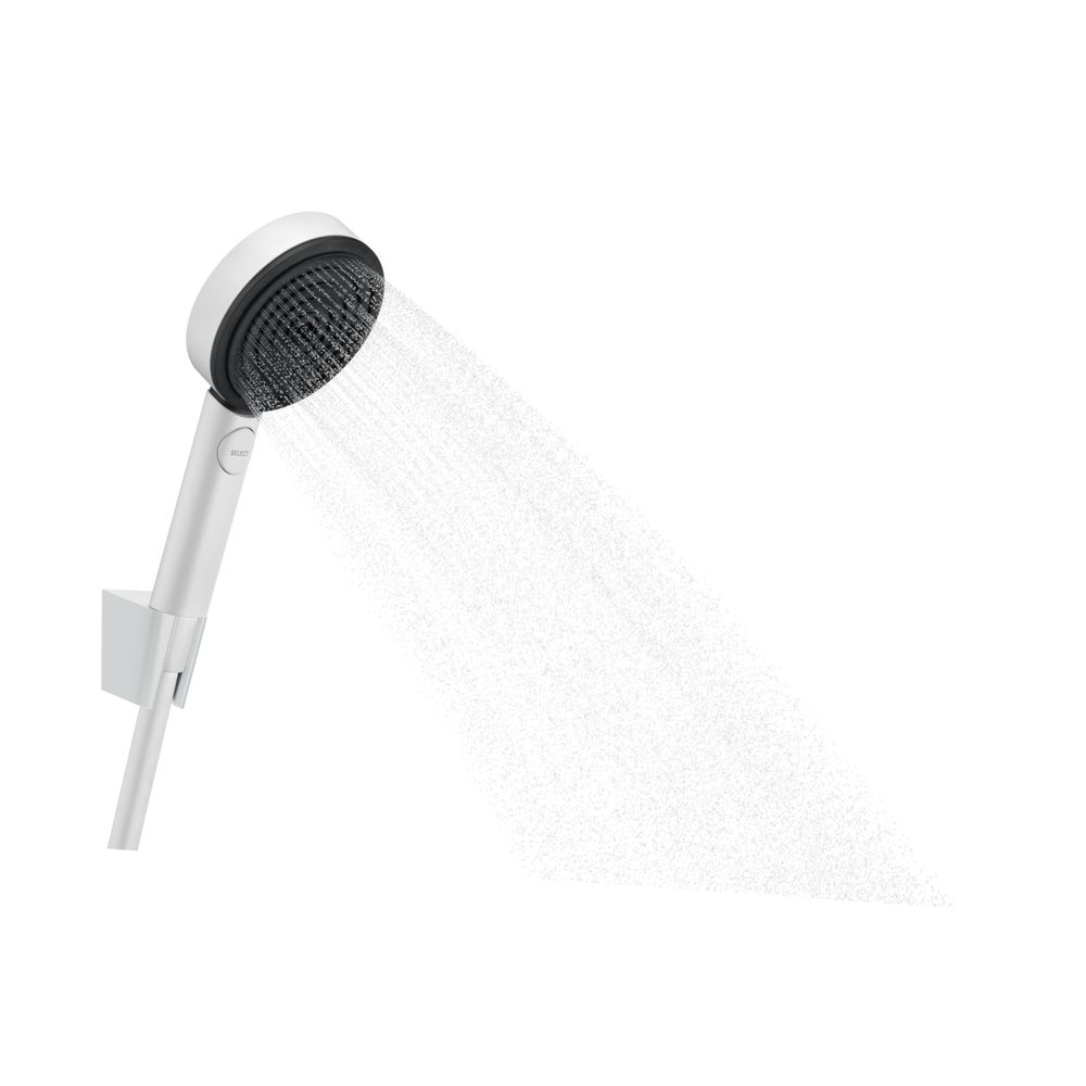 hansgrohe Pulsify Select S Brausehalterset 105mm 11,4l/min 3jet Relaxation Mattweiß... HANSGROHE-24302700 4059625358412 (Abb. 2)