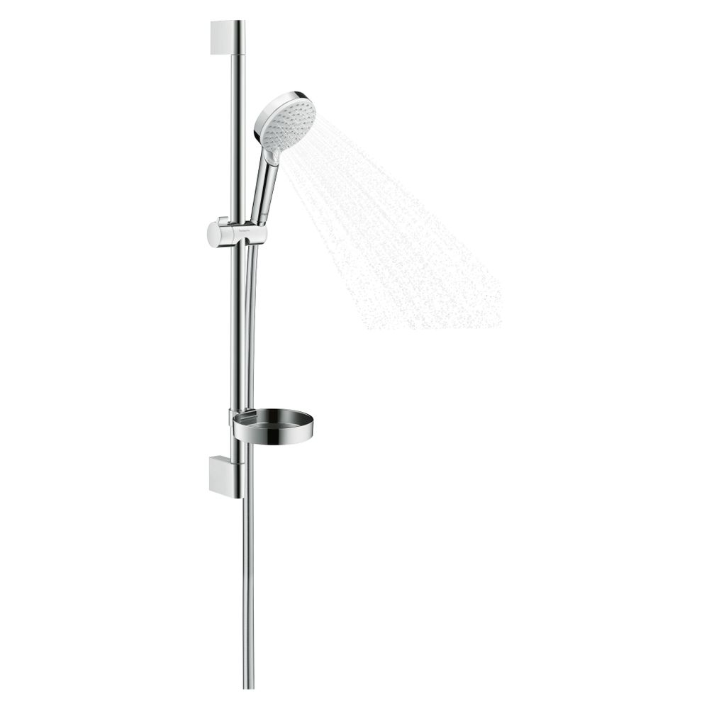 hansgrohe Crometta Brauseset 100mm Vario mit Brausestange 650mm 13,8l/min Seifensch... HANSGROHE-26553400 4011097791975 (Abb. 4)
