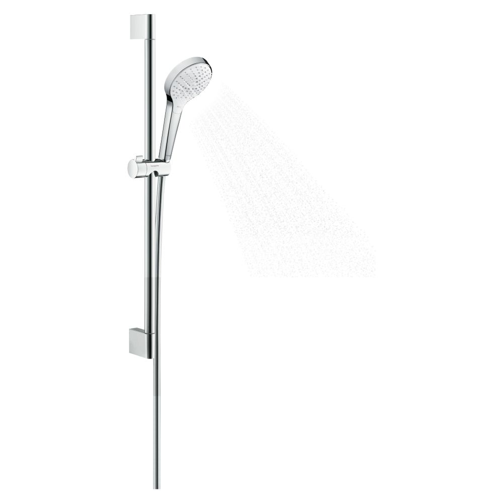 hansgrohe Croma Select S Brausesystem Aufputz Vario mit Brausestange 650mm Ecostat ... HANSGROHE-27013400 4011097745152 (Abb. 2)