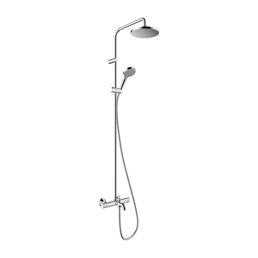 hansgrohe Showerpipe 200 1jet Vernis Blend chrom mit Wannenthermostat... HANSGROHE-26274000 4059625328941 (Abb. 1)