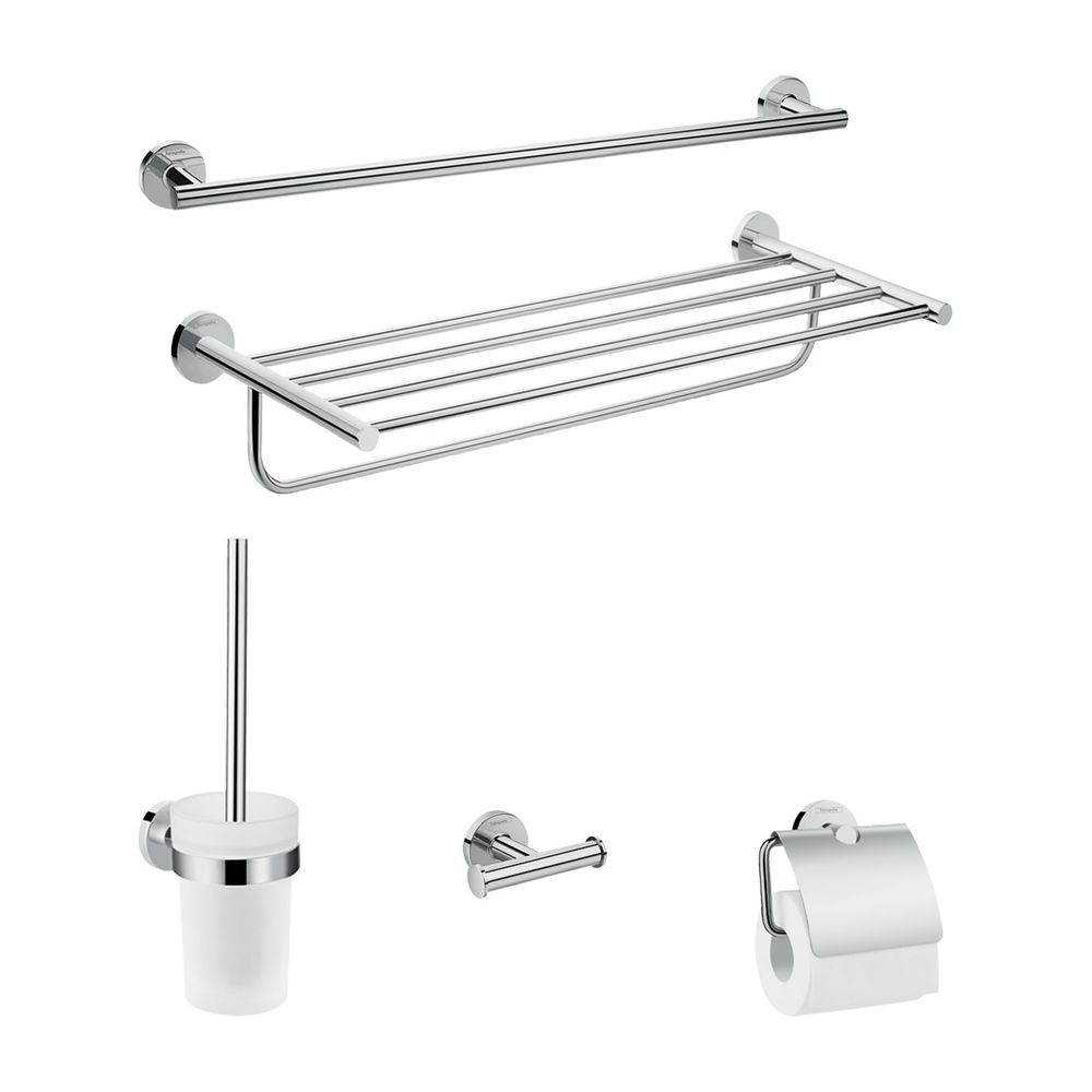 hansgrohe Bad Accessoire 5-teiliges Set Logis Universal chrom... HANSGROHE-41728000 4059625131381 (Abb. 1)