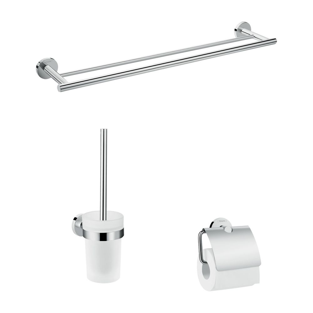 hansgrohe Bad Accessoire 3-teiliges Set Logis Universal chrom... HANSGROHE-41727000 4059625131374 (Abb. 1)