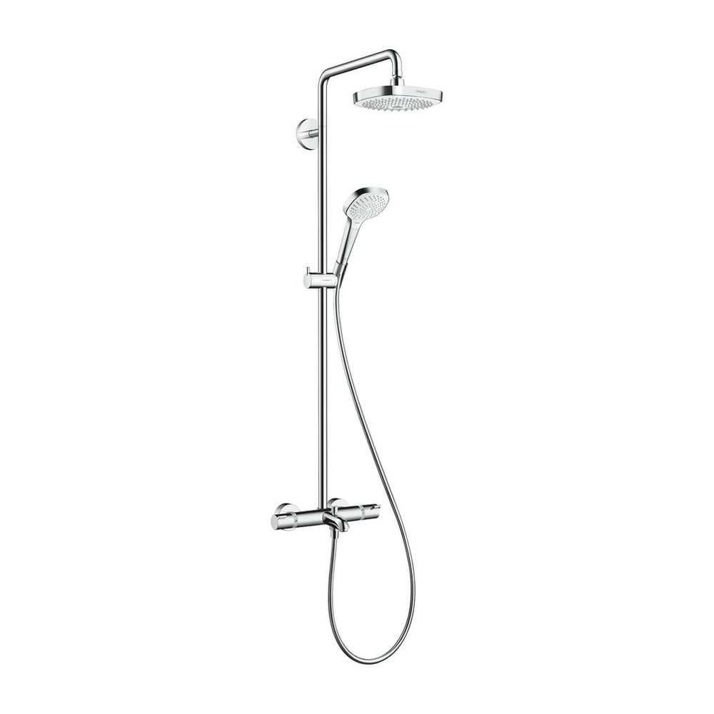 hansgrohe Showerpipe Croma Select E 180 Wanne weiß/chrom... HANSGROHE-27352400 4011097769028 (Abb. 1)