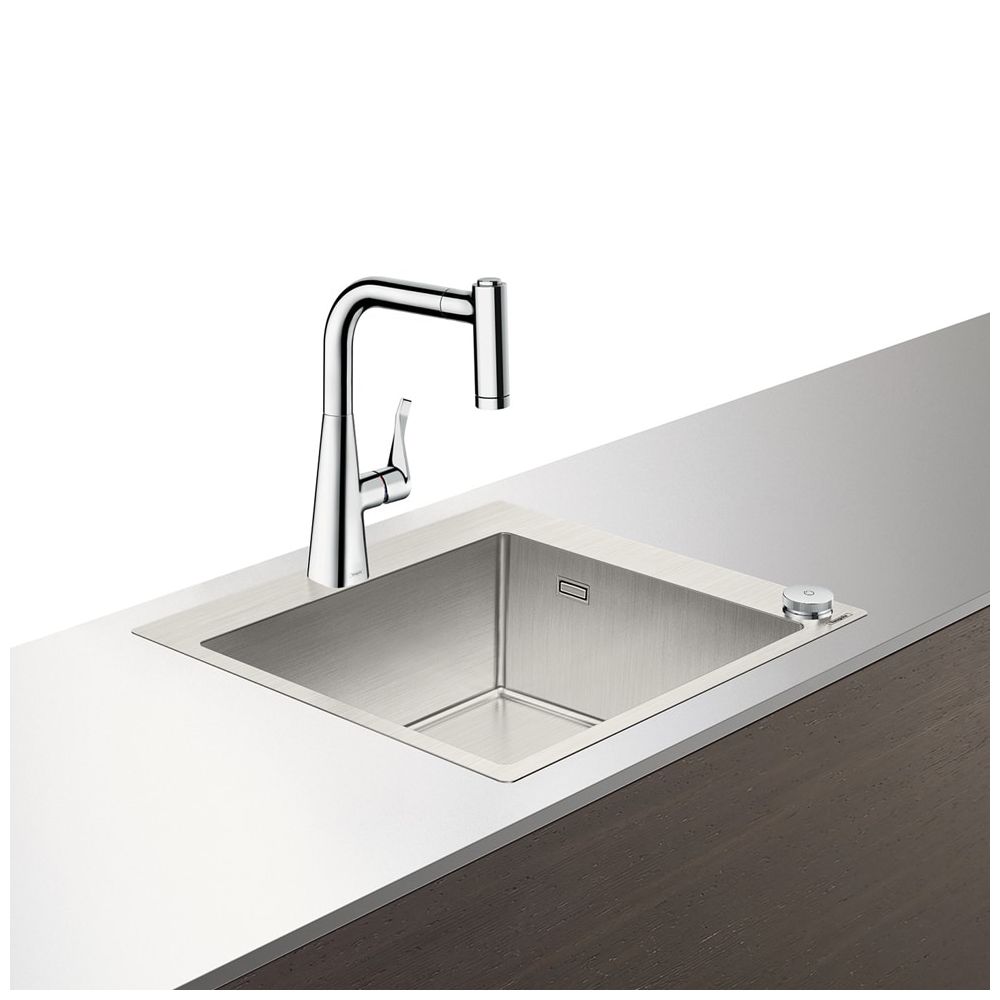 hansgrohe Select Spülencombi 450 edelstahl-optik C71-F450-01 ST... HANSGROHE-43207800 4059625025468 (Abb. 1)