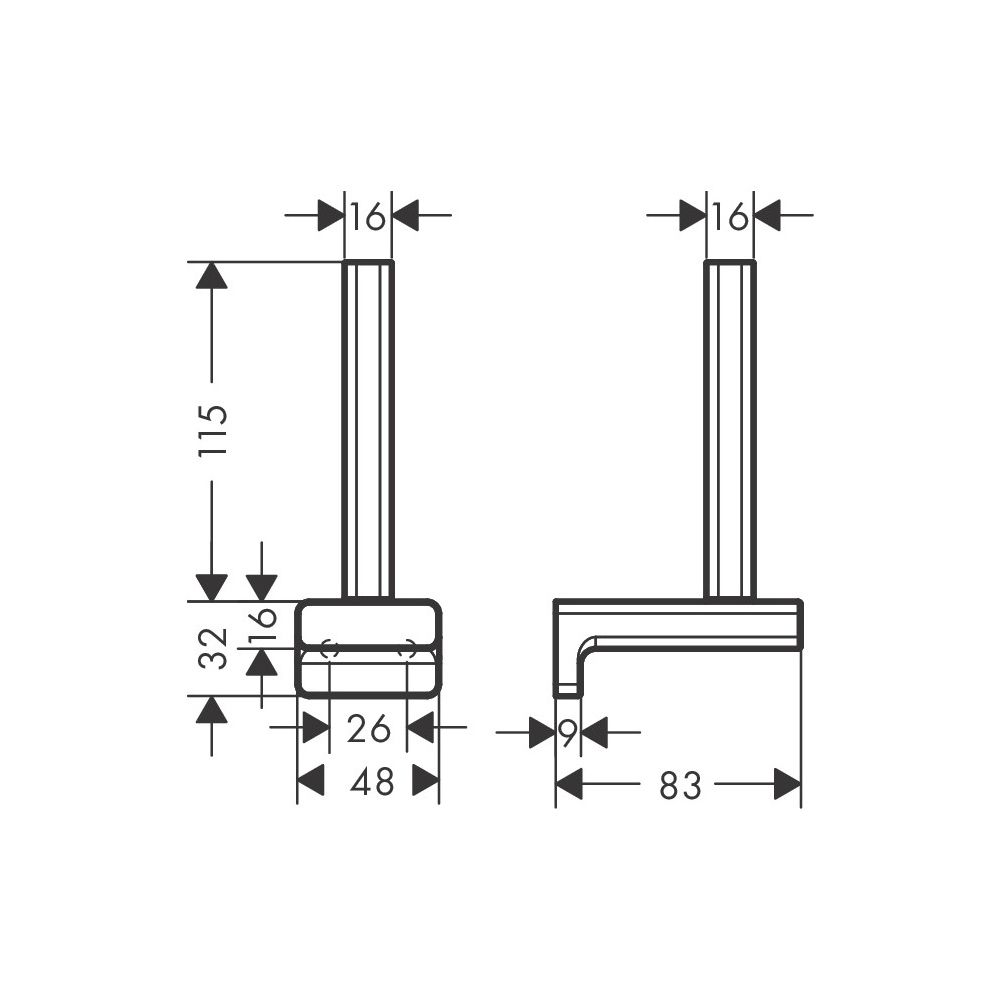 hansgrohe Ersatzpapierrollenhalter AddStoris gold gebürtstet... HANSGROHE-41756990 4059625296905 (Abb. 2)