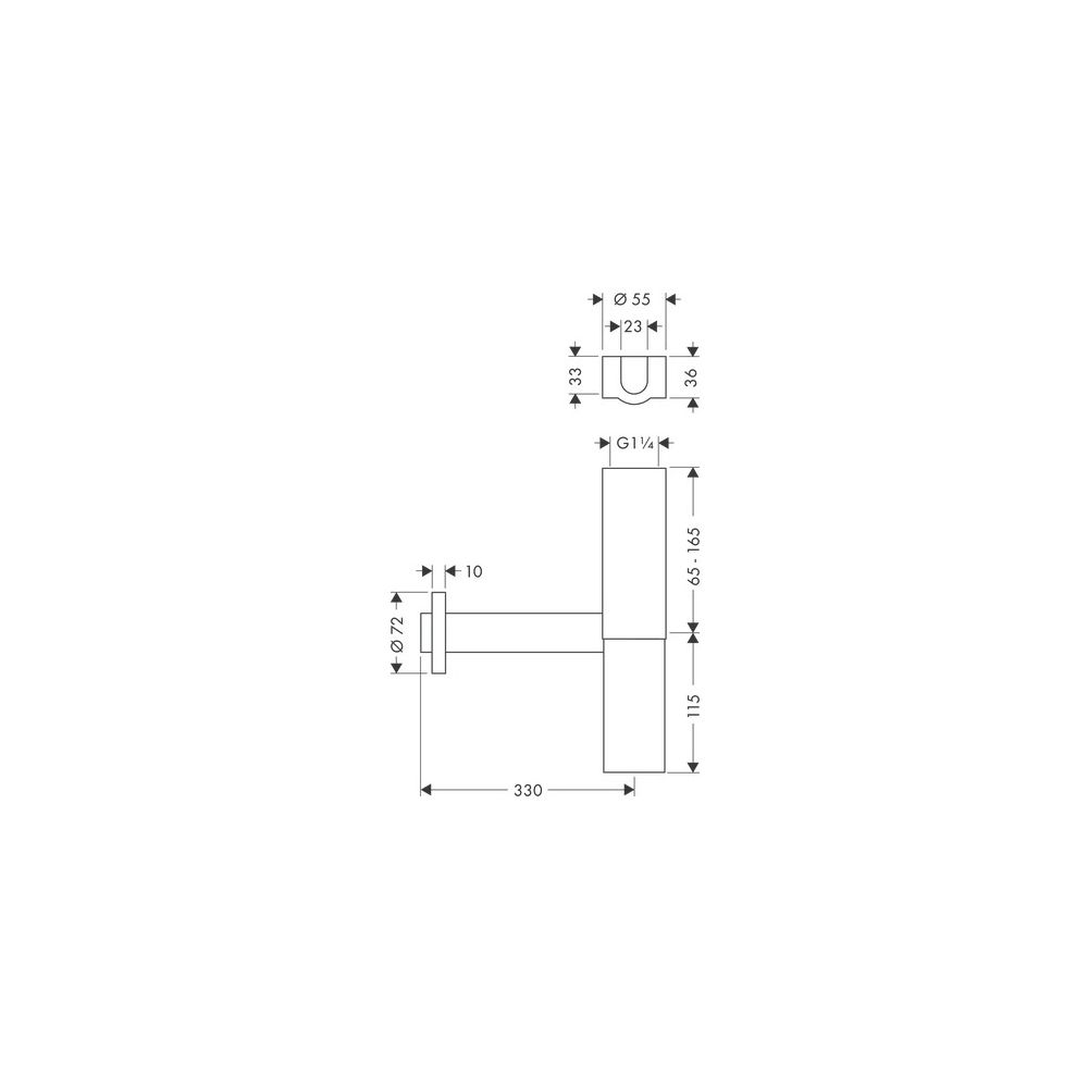 hansgrohe Flowstar Designsiphon, Chrom... HANSGROHE-52100000 4011097346199 (Abb. 3)