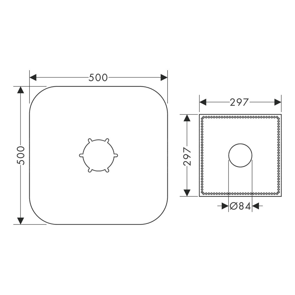 Hansgrohe AXOR Trockenmanschette für Starck Zweigriff Grundset Wannenmischer, 96441... HANSGROHE-96441000 4011097432717 (Abb. 2)