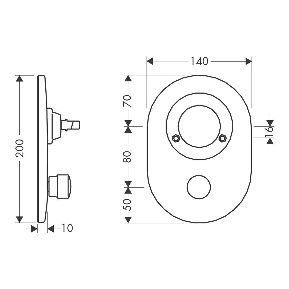 hansgrohe Umrüstset von Kugelkartusche auf M3 Kartusche Chrom für Wannenmischer Unt... HANSGROHE-97111000 4011097437439 (Abb. 2)