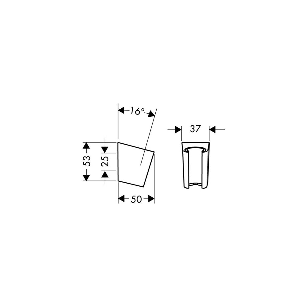 hansgrohe Brausehalter Porter S für Handbrausen, Chrom... HANSGROHE-28331000 4011097487311 (Abb. 3)