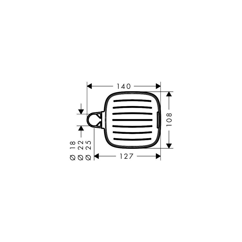 hansgrohe Casetta Seifenschale E, Chrom... HANSGROHE-26519000 4011097693200 (Abb. 3)