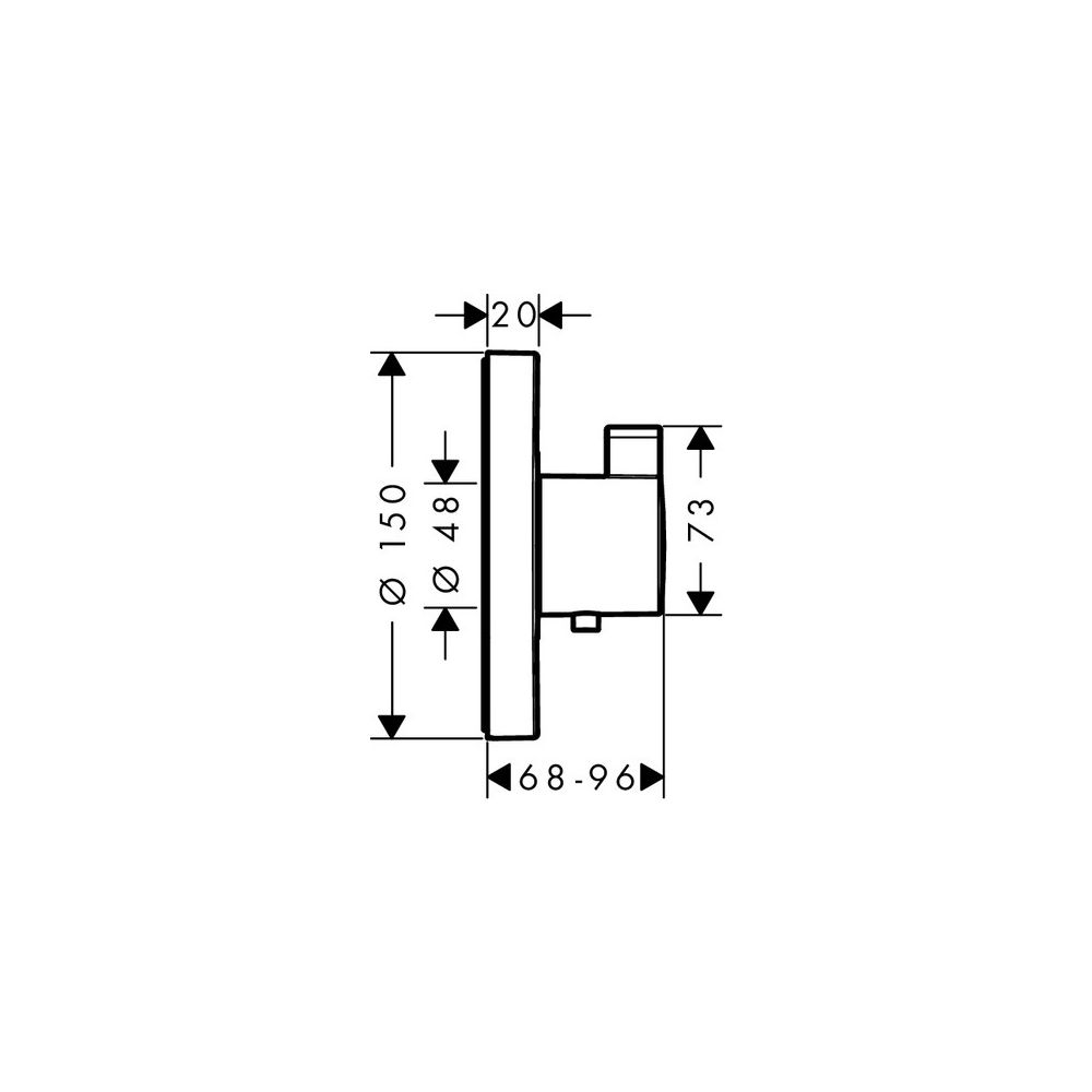 hansgrohe Shower Select S Thermostat HighFlow Unterputz, Chrom... HANSGROHE-15741000 4011097741369 (Abb. 3)