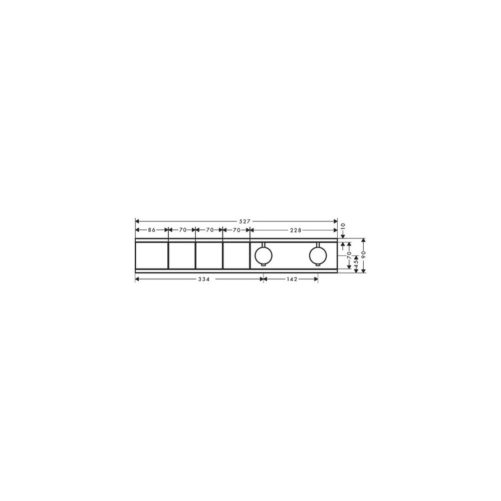 hansgrohe RainSelect Thermostat Unterputz für 3 Verbraucher, Chrom... HANSGROHE-15381000 4059625201312 (Abb. 3)