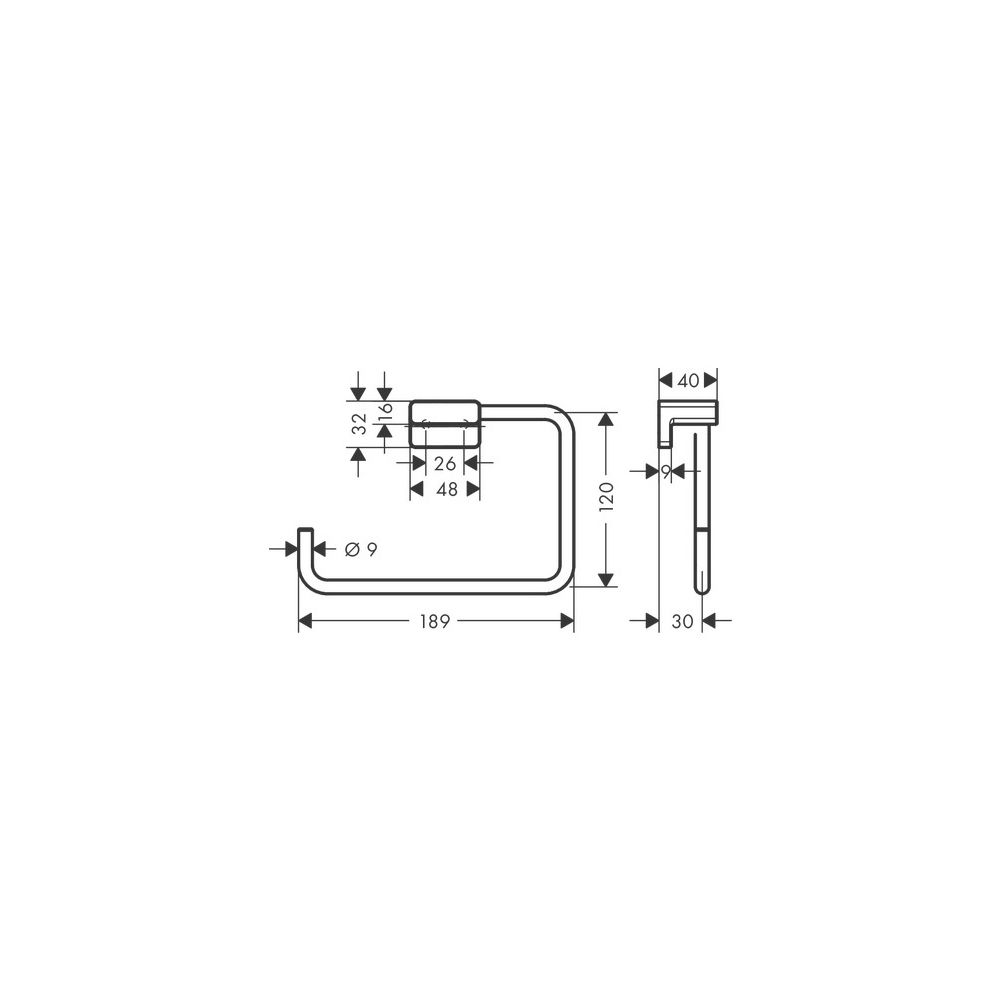 hansgrohe AddStoris Handtuchring, Chrom... HANSGROHE-41754000 4059625296141 (Abb. 4)