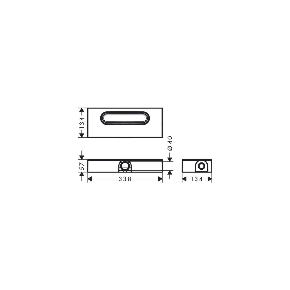 hansgrohe uBox universal Grundkörper für Duschrinnen Ablaufgehäuse für flache Insta... HANSGROHE-01000180 4059625350867 (Abb. 6)