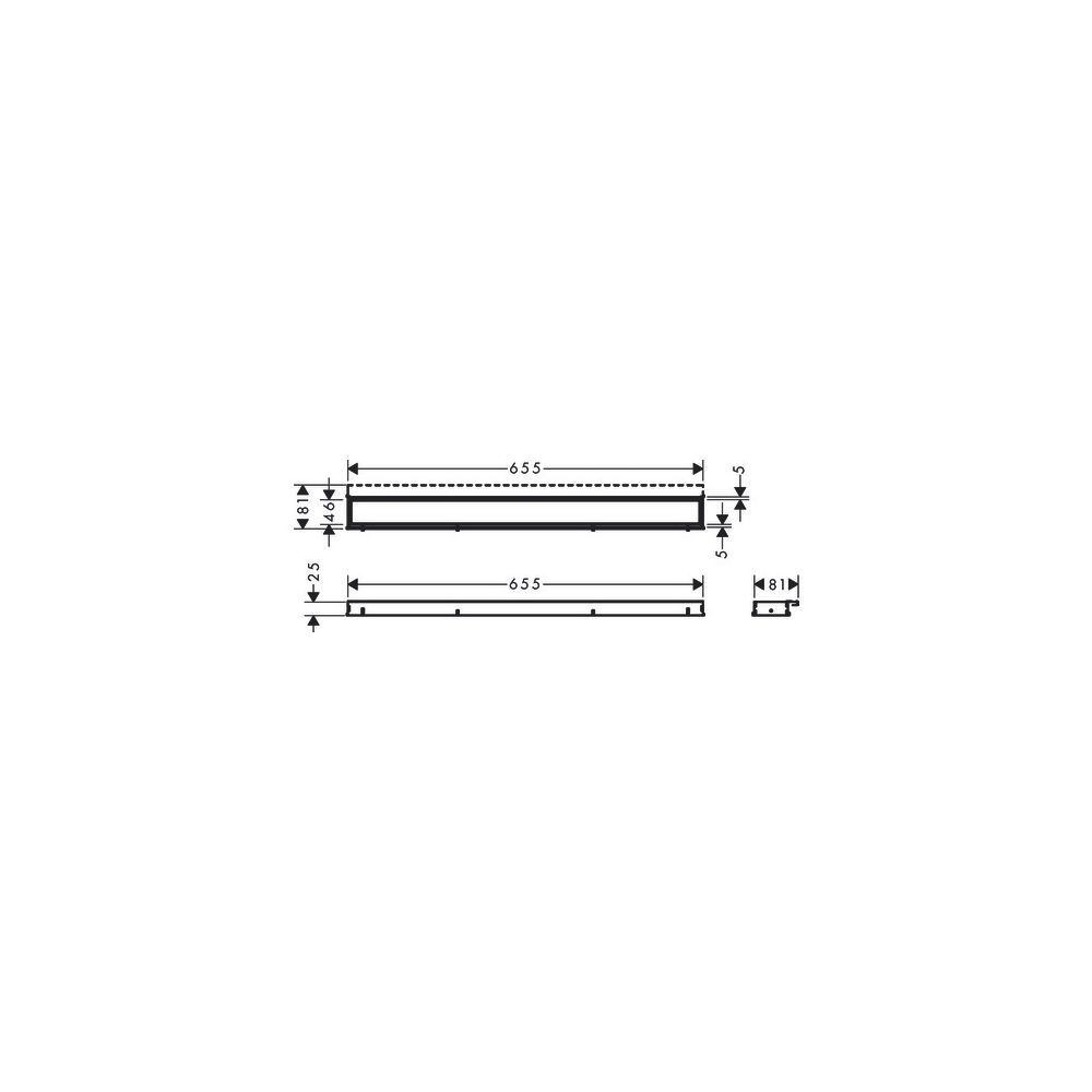 hansgrohe RainDrain Match Fertigset Duschrinne 700mm, Edelstahl gebürstet, mit höhe... HANSGROHE-56037800 4059625355381 (Abb. 5)