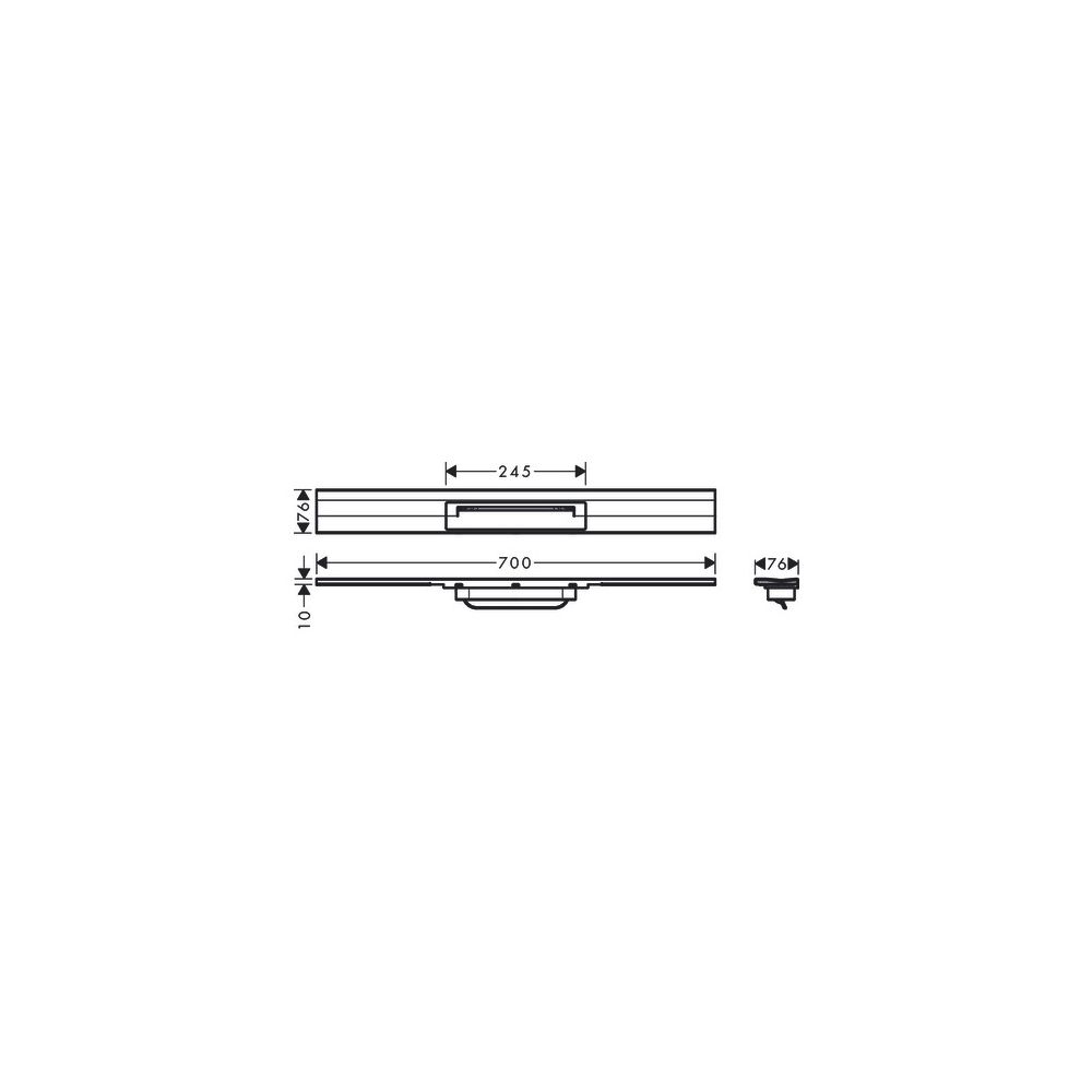 hansgrohe RainDrain Flex Fertigset Duschrinne 700mm kürzbar, Bronze gebürstet zur W... HANSGROHE-56050140 4059625349809 (Abb. 4)