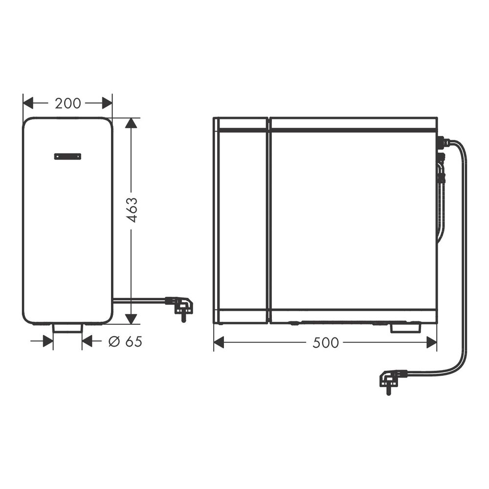 hansgrohe Aqittura M91 SodaBase für Wandmontage mit Auslauf 225mm... HANSGROHE-76835000 4059625403990 (Abb. 4)