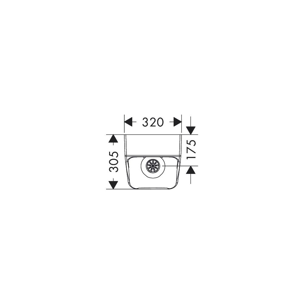 hansgrohe EluPura Original Q Urinal 600x300mm mit Zulauf von hinten, SmartClean, We... HANSGROHE-61183450 4059625536582 (Abb. 2)