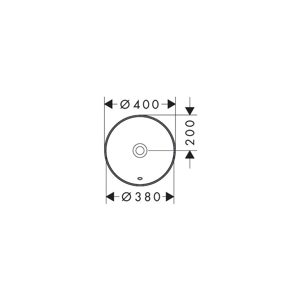 hansgrohe Xuniva S Einbauwaschtisch 400x400mm ohne Hahnloch mit Überlauf, SmartClea... HANSGROHE-61054450 4059625475294 (Abb. 2)