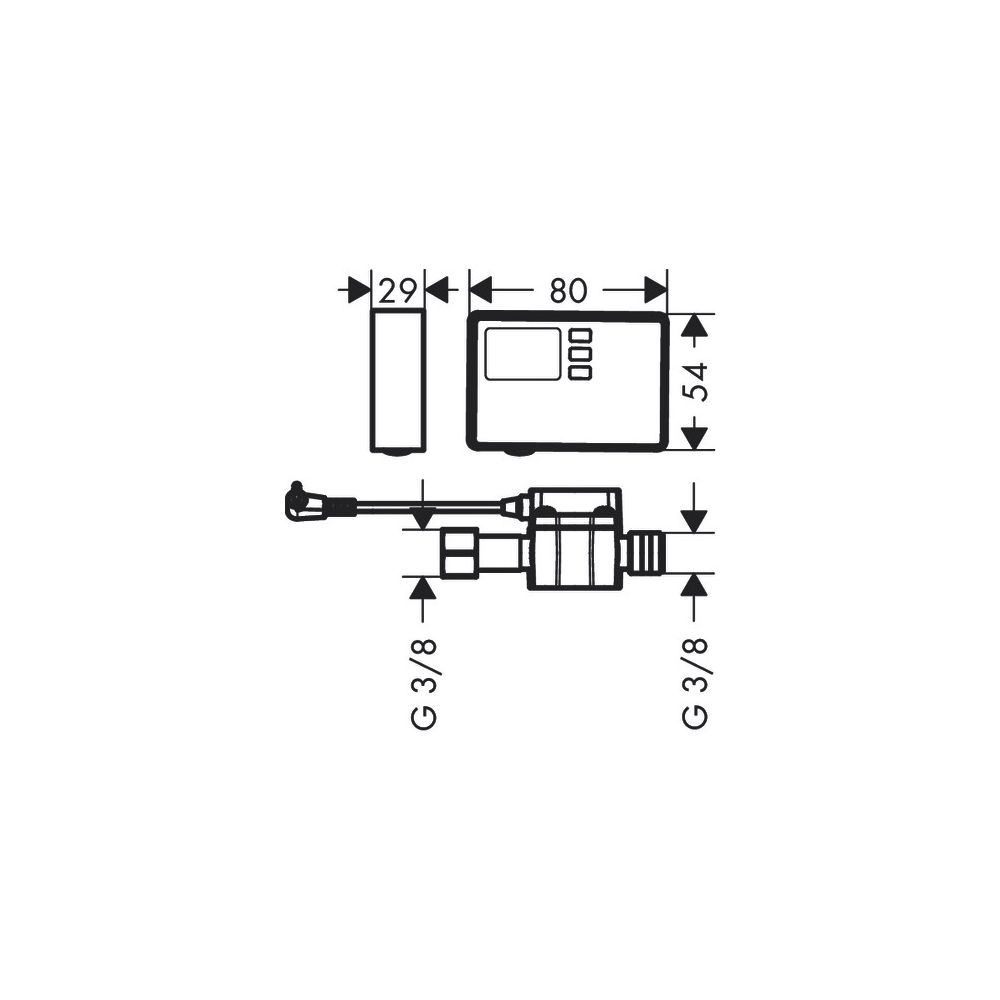 hansgrohe F23 Durchflussmesser... HANSGROHE-76818000 4059625391419 (Abb. 2)