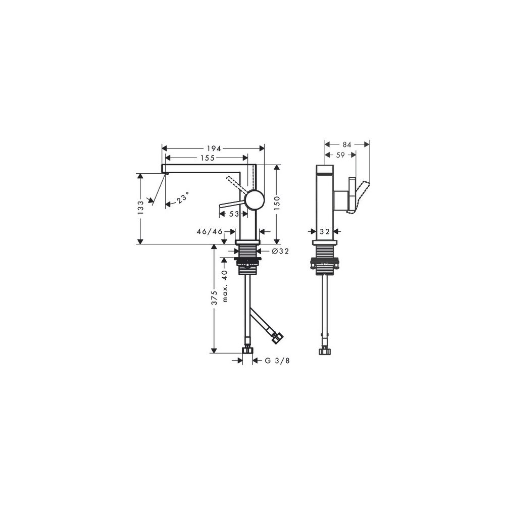 Hansgrohe Tecturis E Einhebel-Waschtischmischer 110mm, 4l/min, Fine CoolStart EcoSm... HANSGROHE-73021340 4059625811146 (Abb. 3)