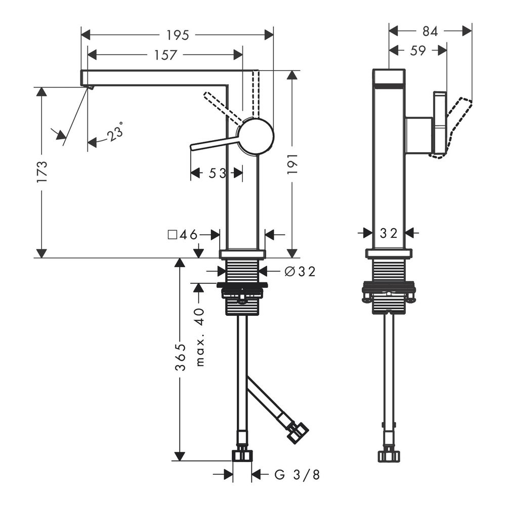 Hansgrohe Tecturis E Einhebel-Waschtischmischer 150mm, 4l/min, Fine CoolStart EcoSm... HANSGROHE-73040670 4059625474228 (Abb. 4)