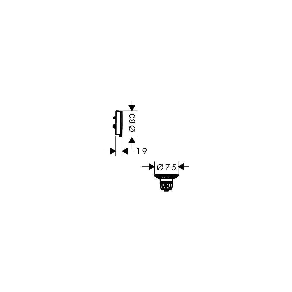 Hansgrohe Flexaplus Fertigset Ablauf-, Überlaufgarnitur, Rahmen Polished Gold Optic... HANSGROHE-58187990 4059625514115 (Abb. 2)