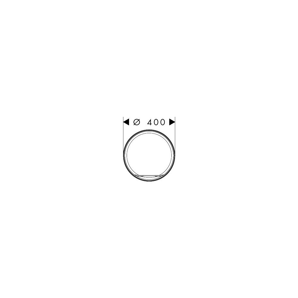 Hansgrohe Aufsatzwaschtisch Xuniva Evo S Aufsatz, 400x400x120mm, ohne Hahnloch und ... HANSGROHE-60323700 4059625618684 (Abb. 2)