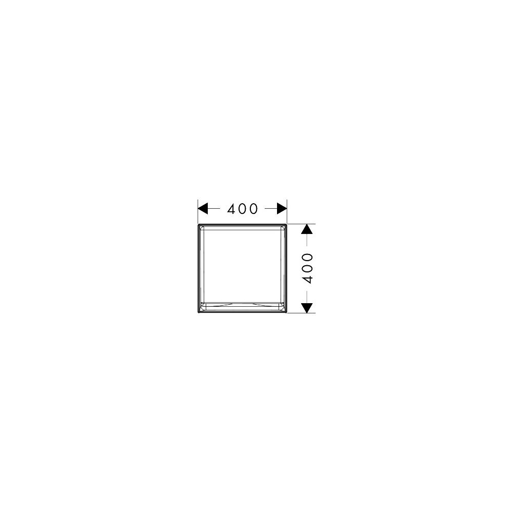 Hansgrohe Xuniva Evo E Aufsatzwaschtisch 400x400x120mm, ohne Hahnloch und Überlauf,... HANSGROHE-60324780 4059625618813 (Abb. 2)