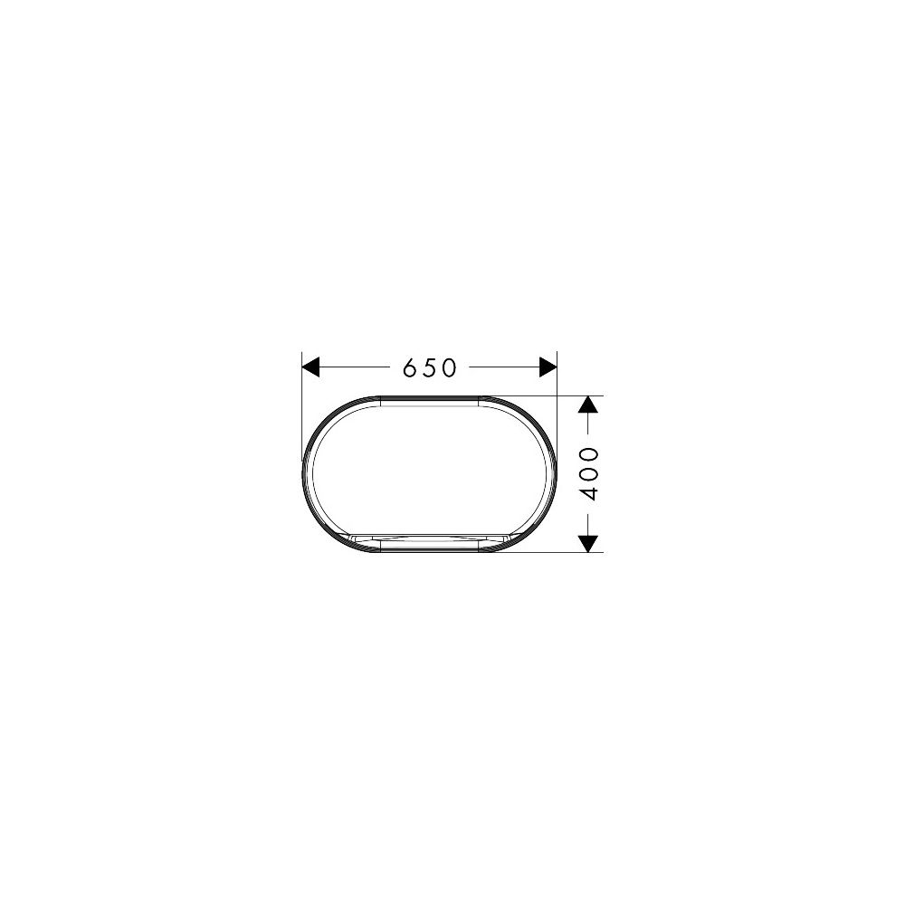 Hansgrohe Aufsatzwaschtisch Xuniva Evo U, 650x400x120mm, SmartClean, HygieneEffect,... HANSGROHE-63009450 4059625591154 (Abb. 2)