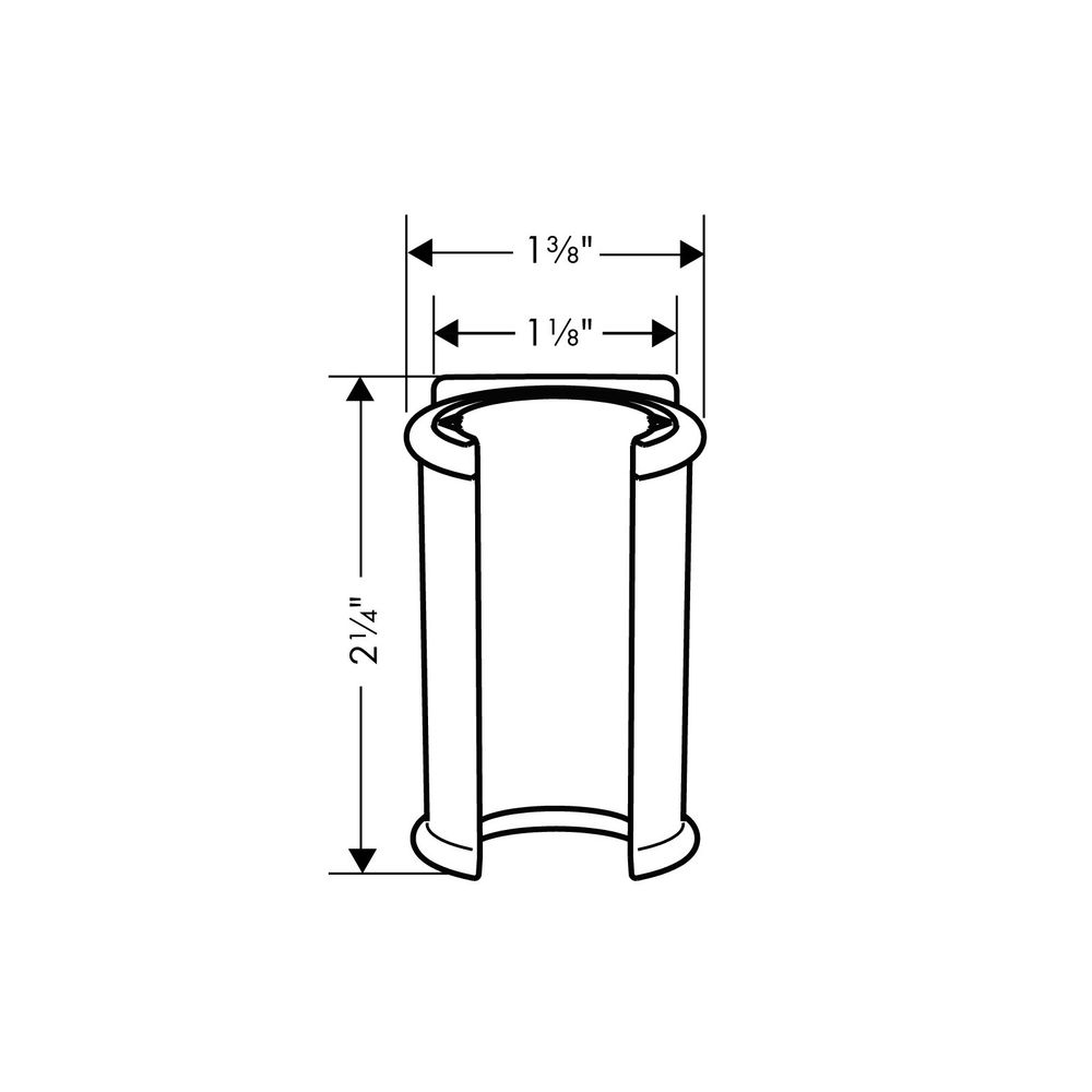 hansgrohe Brausehalter Porter Classic für Handbrausen, Chrom... HANSGROHE-28324000 4011097594958 (Abb. 5)