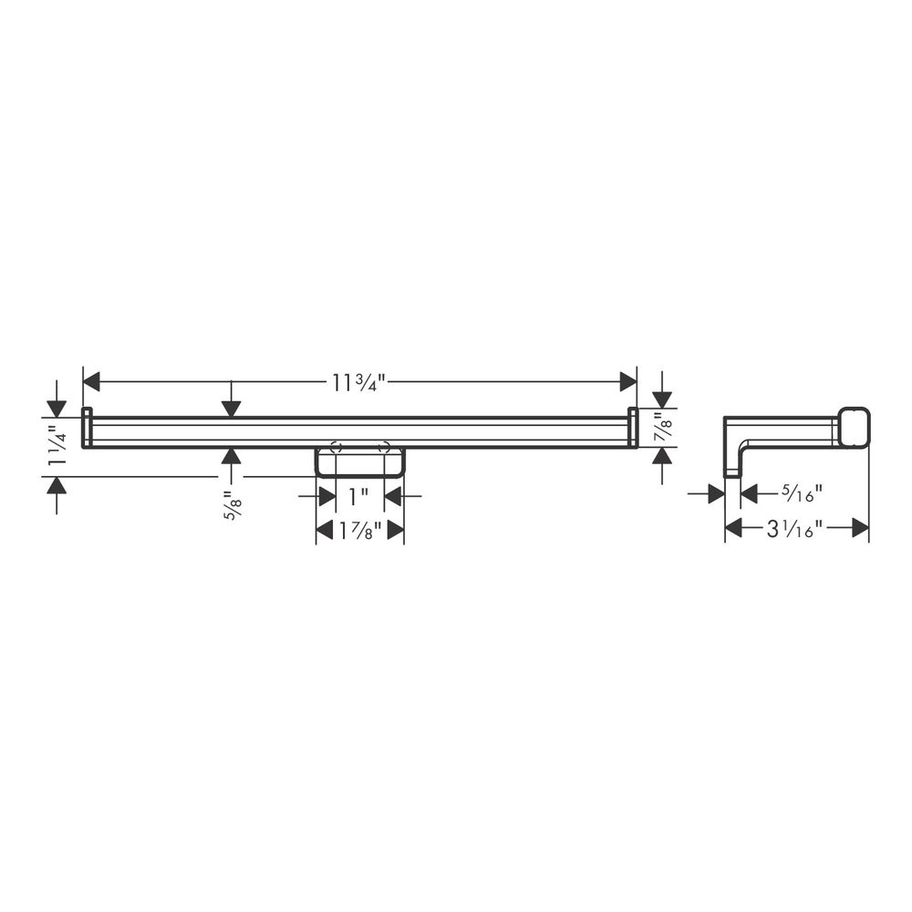 hansgrohe AddStoris Toilettenpapierhalter doppelt ohne Deckel, Bronze gebürstet... HANSGROHE-41748140 4059625297360 (Abb. 4)