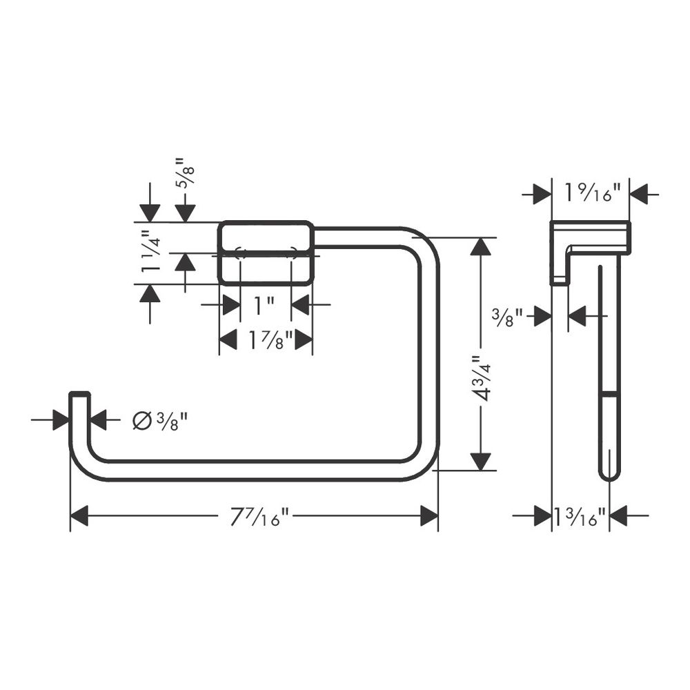 hansgrohe AddStoris Handtuchring, Chrom... HANSGROHE-41754000 4059625296141 (Abb. 5)