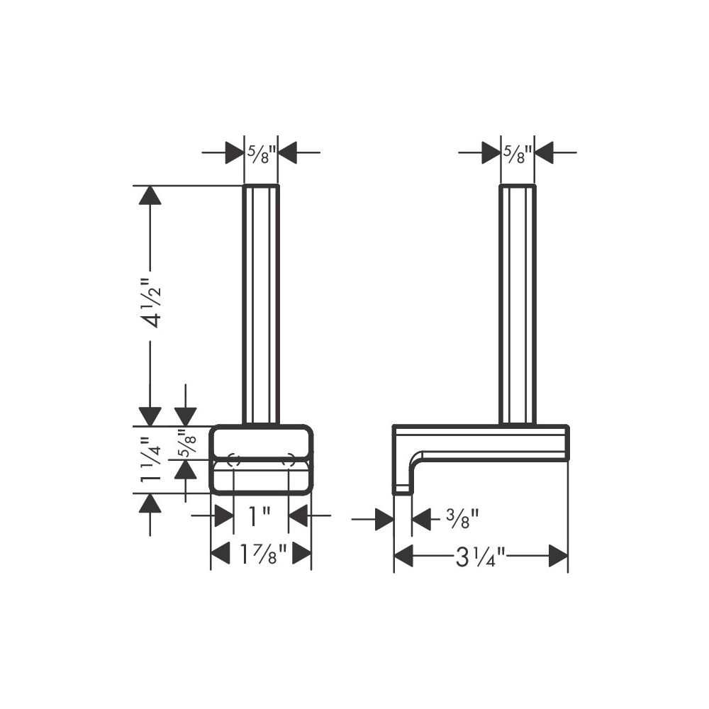 hansgrohe AddStoris Ersatzpapierrollenhalter, Chrom... HANSGROHE-41756000 4059625296950 (Abb. 5)