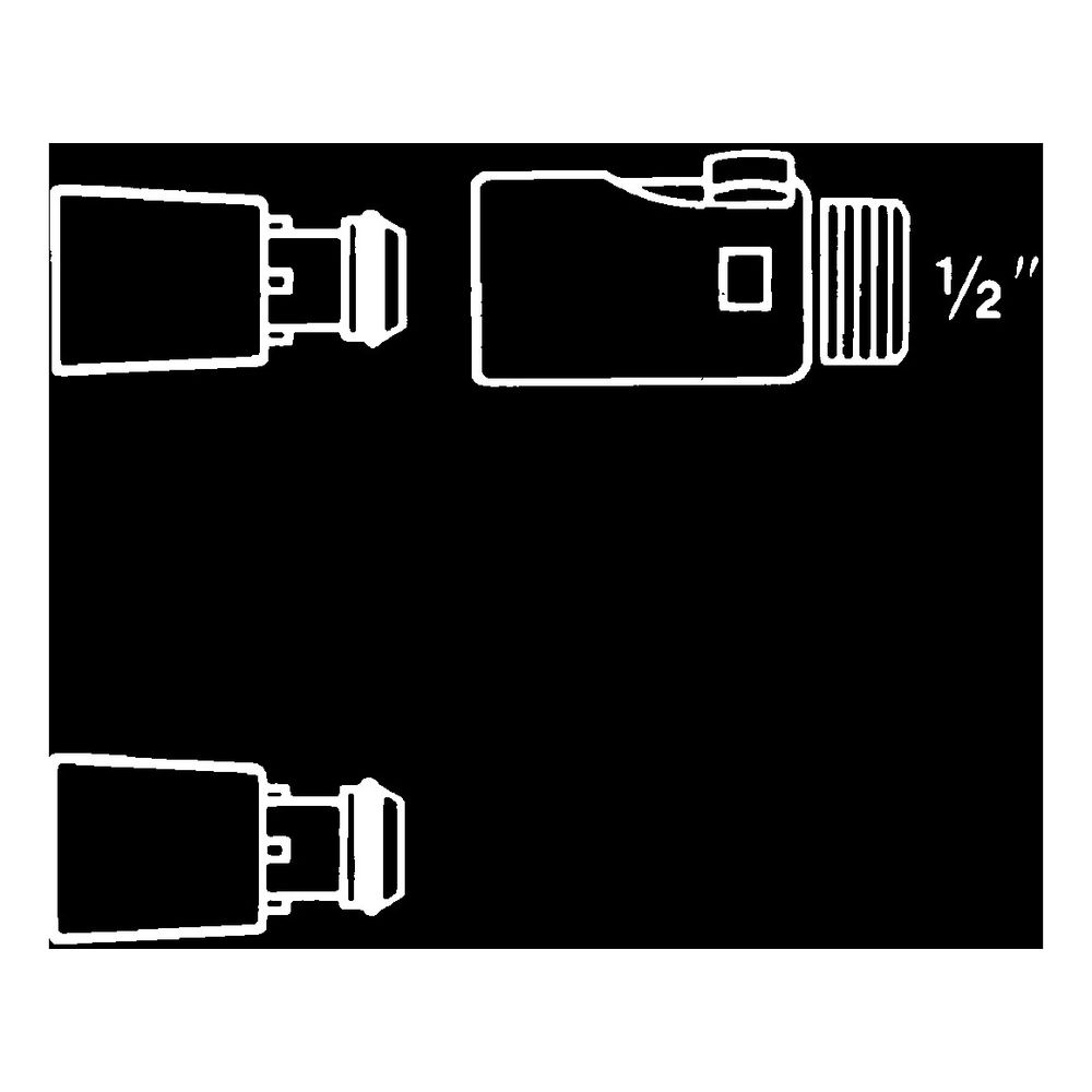 hansgrohe Schnellkupplung DN 15, für Handbrausen, Schwarz... HANSGROHE-28346000 4011097116969 (Abb. 3)