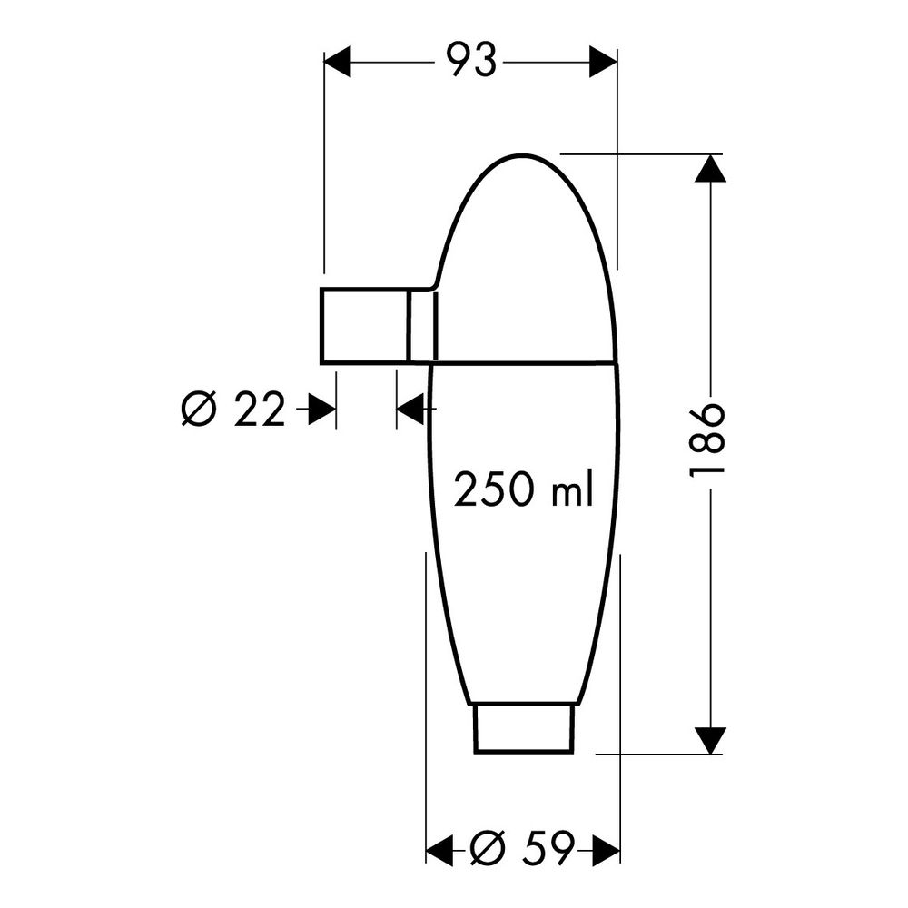 hansgrohe Lotionspender Spender für Unica S & Unica C... HANSGROHE-27619000 4011097267074 (Abb. 2)