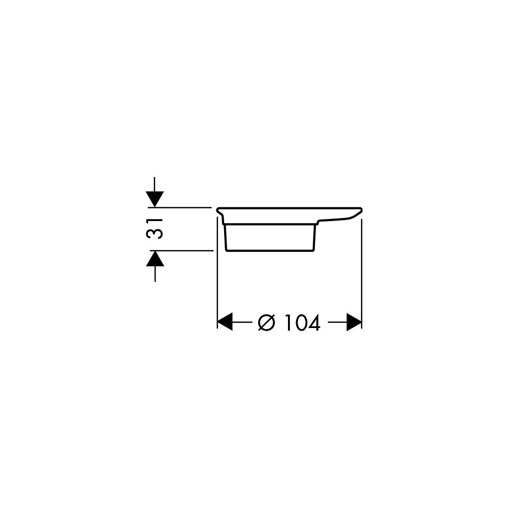 hansgrohe Lotionsset A Schale, Chrom... HANSGROHE-27822000 4011097265834 (Abb. 2)